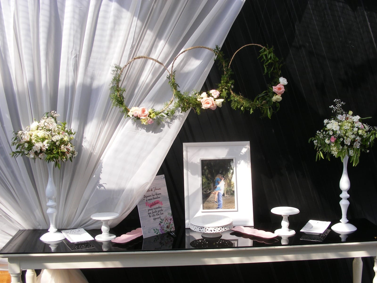 Decoración elegante para evento en Cieneguilla